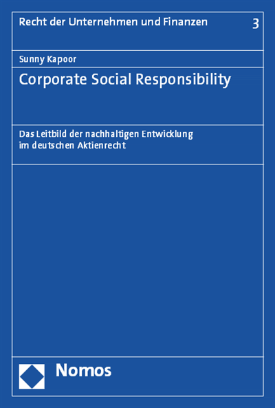 Cover des Buchs: Corporate Social Responsibility