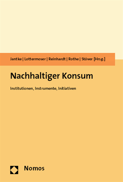 Cover of book: Nachhaltiger Konsum