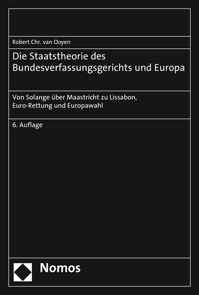 Cover of book: Die Staatstheorie des Bundesverfassungsgerichts und Europa