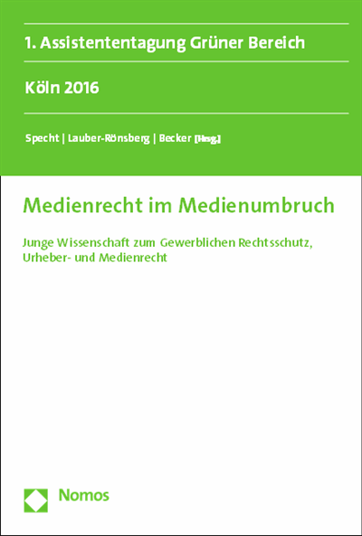 Cover des Buchs: Medienrecht im Medienumbruch
