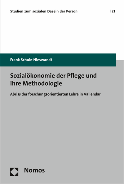 Cover des Buchs: Sozialökonomie der Pflege und ihre Methodologie