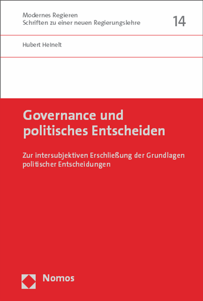 Cover des Buchs: Governance und politisches Entscheiden