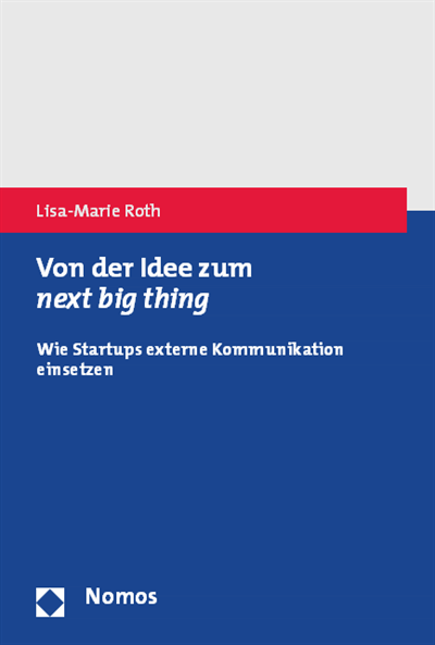 Cover of book: Von der Idee zum next big thing