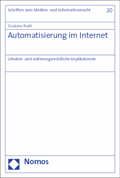 Cover of book: Automatisierung im Internet