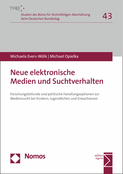 Cover des Buchs: Neue elektronische Medien und Suchtverhalten