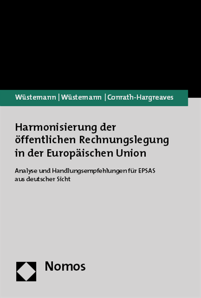 Cover of book: Harmonisierung der öffentlichen Rechnungslegung in der Europäischen Union