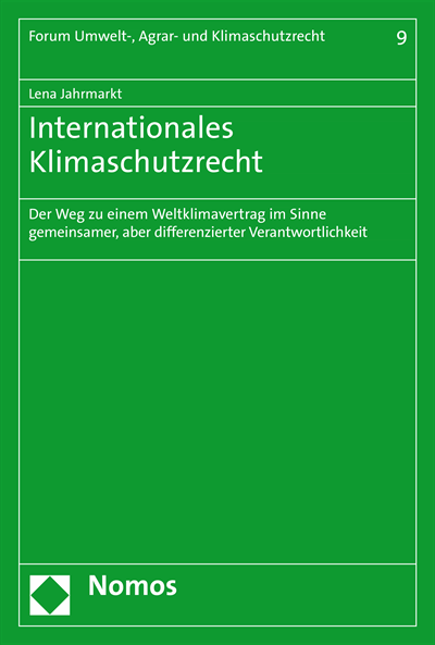 Cover des Buchs: Internationales Klimaschutzrecht