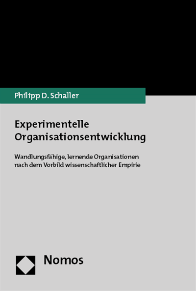 Cover des Buchs: Experimentelle Organisationsentwicklung