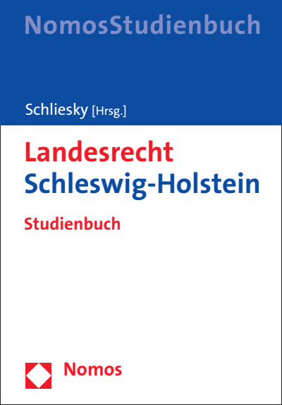 Cover des Buchs: Landesrecht Schleswig-Holstein