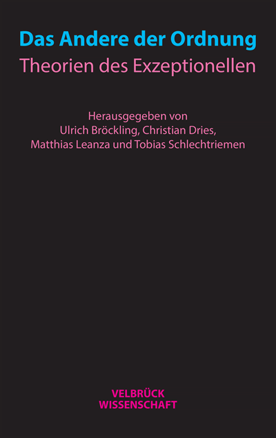 Cover of book: Das Andere der Ordnung