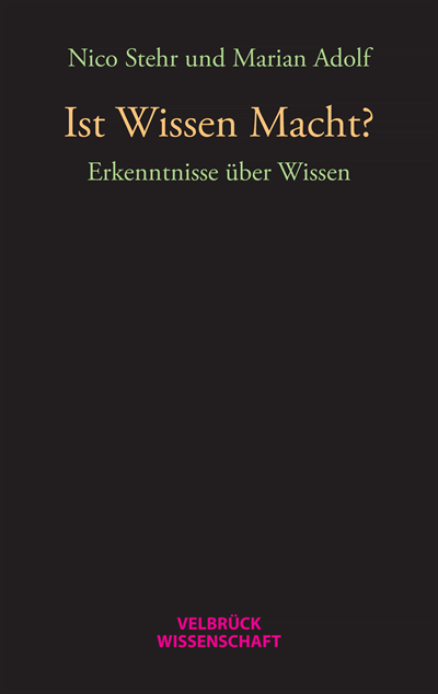 Cover of book: Ist Wissen Macht?