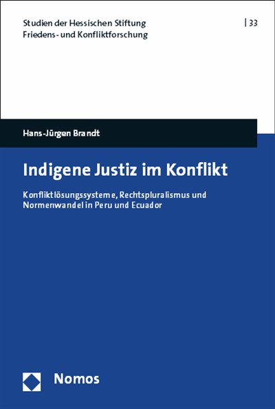 Cover of book: Indigene Justiz im Konflikt