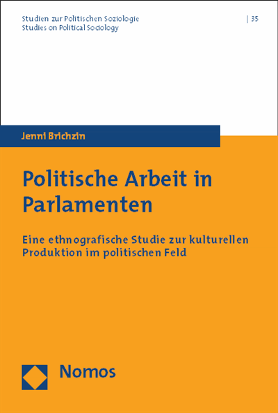 Cover of book: Politische Arbeit in Parlamenten