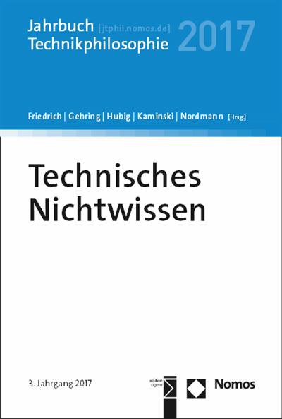 Cover of book: Technisches Nichtwissen