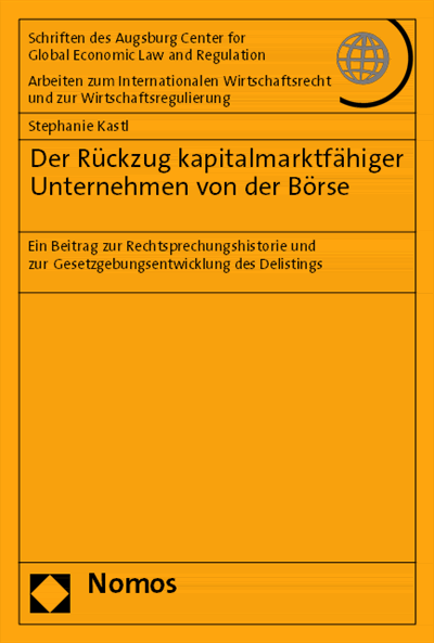 Cover of book: Der Rückzug kapitalmarktfähiger Unternehmen von der Börse
