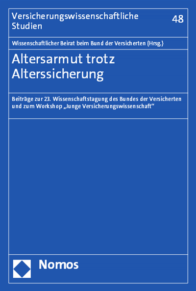 Cover des Buchs: Altersarmut trotz Alterssicherung