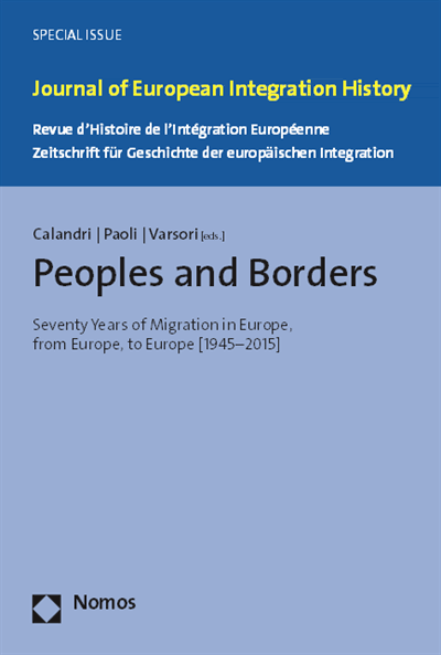 Cover of book: Peoples and Borders