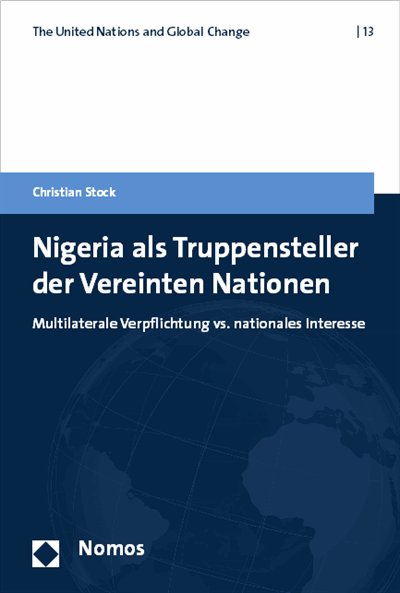 Cover des Buchs: Nigeria als Truppensteller der Vereinten Nationen