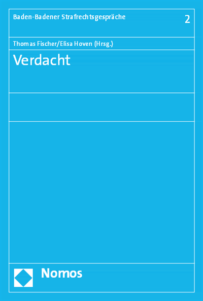 Cover des Buchs: Verdacht