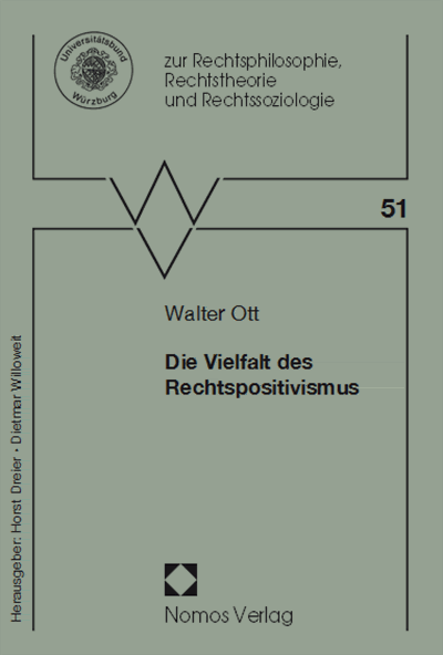 Cover of book: Die Vielfalt des Rechtspositivismus