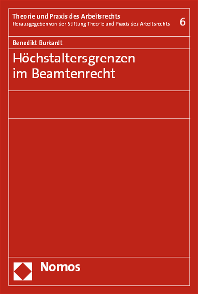 Cover des Buchs: Höchstaltersgrenzen im Beamtenrecht