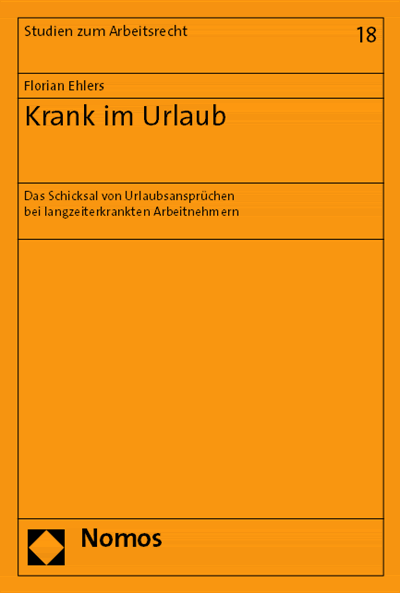 Cover of book: Krank im Urlaub