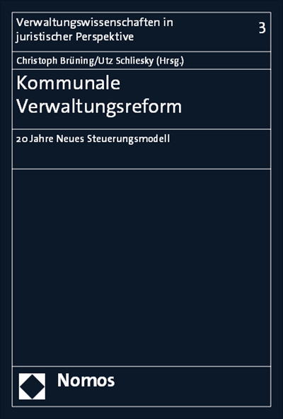 Cover des Buchs: Kommunale Verwaltungsreform