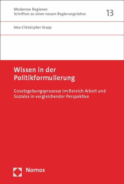 Cover des Buchs: Wissen in der Politikformulierung