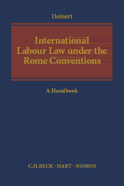 Cover des Buchs: International Labour Law under the Rome Conventions