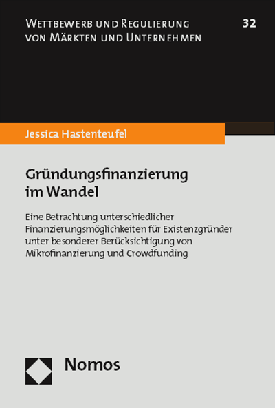 Cover of book: Gründungsfinanzierung im Wandel