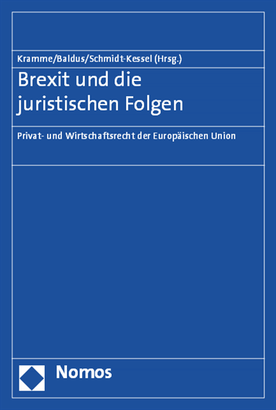 Cover of book: Brexit und die juristischen Folgen