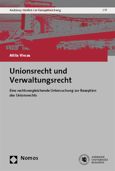 Cover des Buchs: Unionsrecht und Verwaltungsrecht
