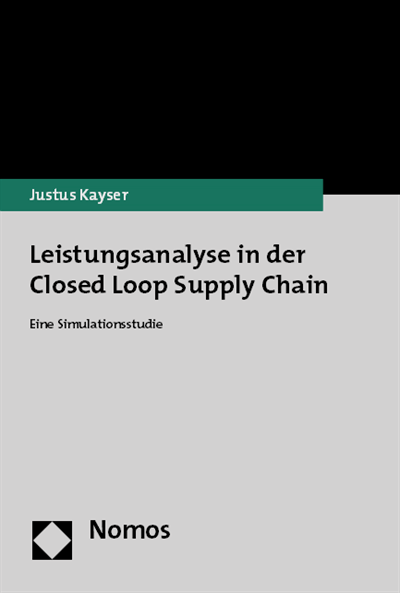 Cover of book: Leistungsanalyse in der Closed Loop Supply Chain