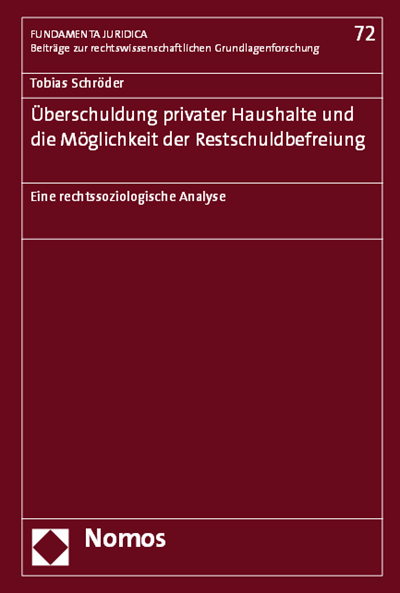Cover des Buchs: Überschuldung privater Haushalte und die Möglichkeit der Restschuldbefreiung