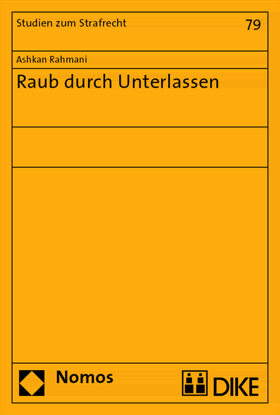 Cover des Buchs: Raub durch Unterlassen