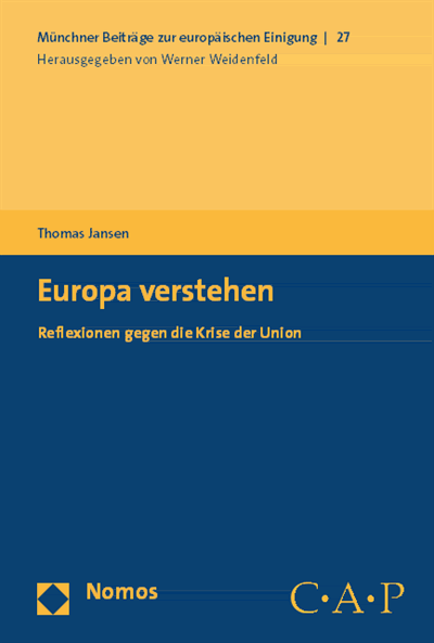 Cover of book: Europa verstehen