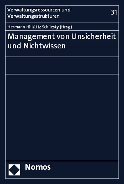 Cover of book: Management von Unsicherheit und Nichtwissen