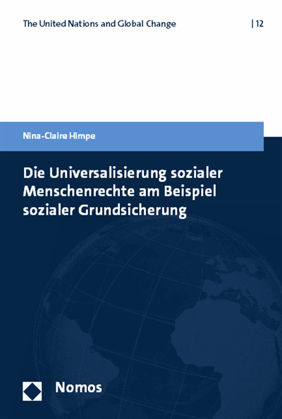 Cover des Buchs: Die Universalisierung sozialer Menschenrechte am Beispiel sozialer Grundsicherung