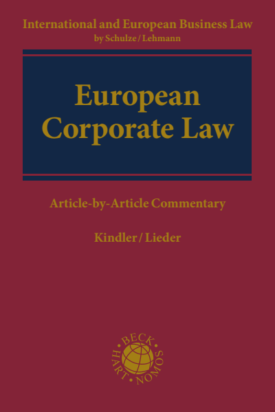 Cover of book: European Corporate Law