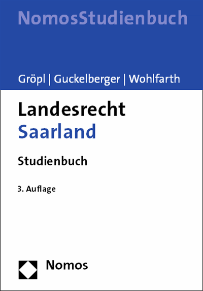 Cover des Buchs: Landesrecht Saarland