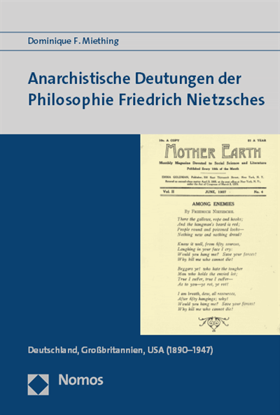 Cover of book: Anarchistische Deutungen der Philosophie Friedrich Nietzsches