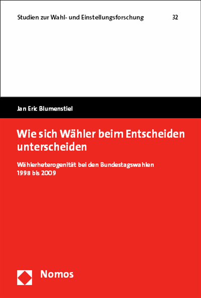 Cover of book: Wie sich Wähler beim Entscheiden unterscheiden