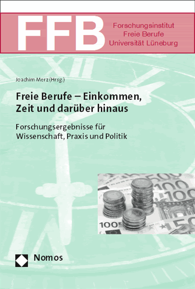 Cover des Buchs: Freie Berufe - Einkommen, Zeit und darüber hinaus
