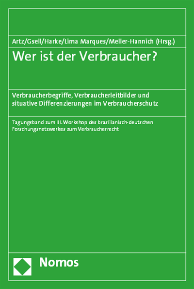 Cover of book: Wer ist der Verbraucher?