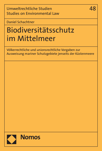 Cover des Buchs: Biodiversitätsschutz im Mittelmeer