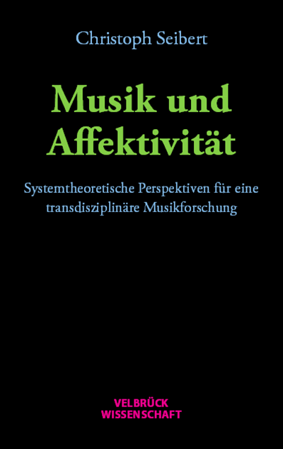 Cover of book: Musik und Affektivität