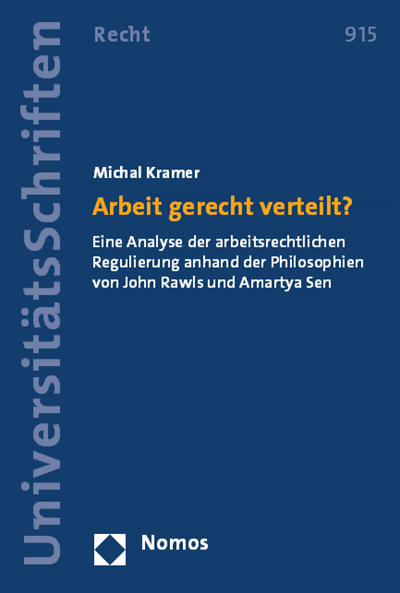 Cover des Buchs: Arbeit gerecht verteilt?