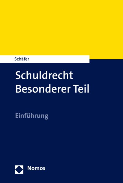 Cover of book: Schuldrecht Besonderer Teil