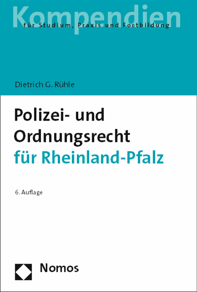Cover des Buchs: Polizei- und Ordnungsrecht für Rheinland-Pfalz