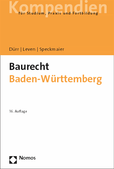 Cover of book: Baurecht Baden-Württemberg